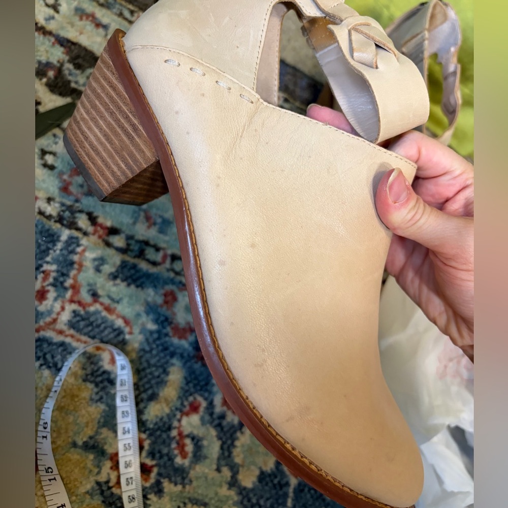 Kelsi Dagger Brooklyn Kadeja Tan Leather Ankle Booties. Size 11. Retail $168 - Picture 8 of 11